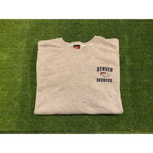 Vintage Nike Denver Broncovs center swoosh embroidered crewneck XXL / XL gray